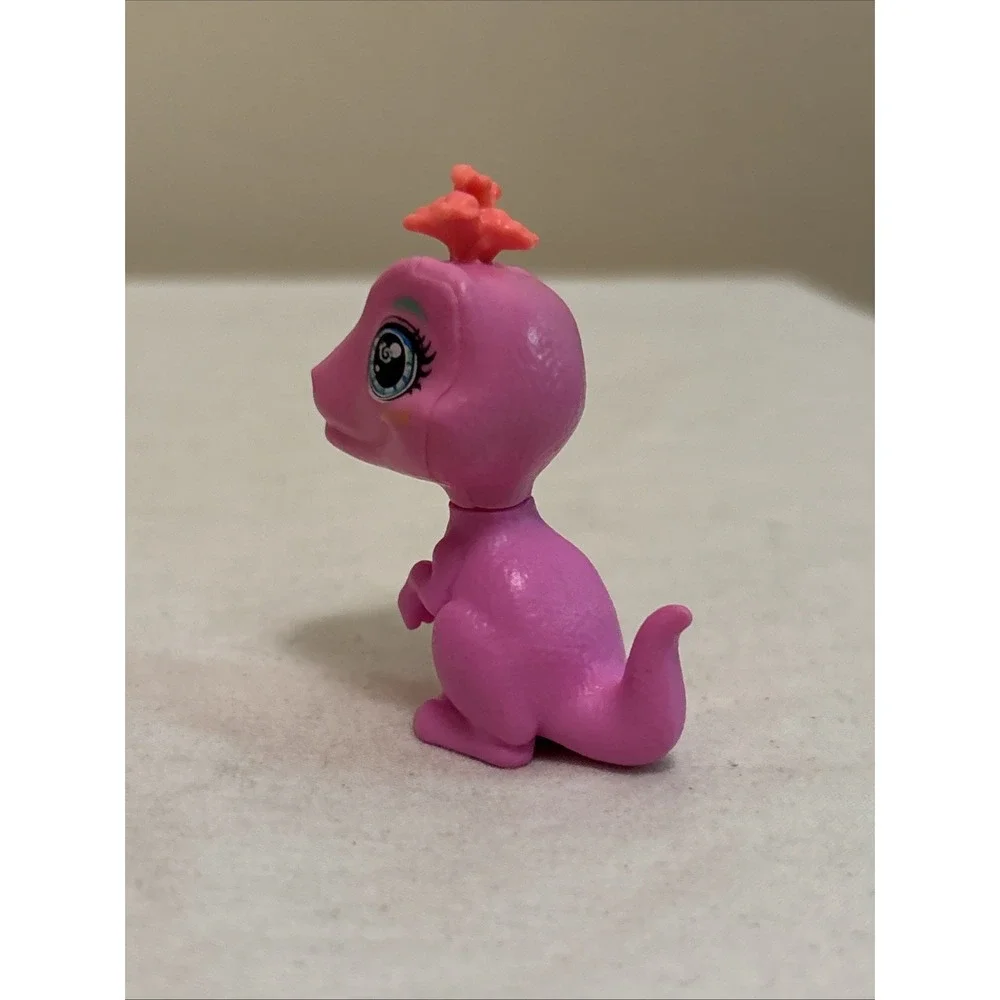 Mattel Cave Club Pets Lot of 3 Pink Dinosaur Blue Wolf Purple Kitten Figures